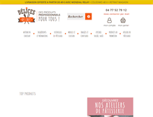 Tablet Screenshot of delicesdeschefs.com